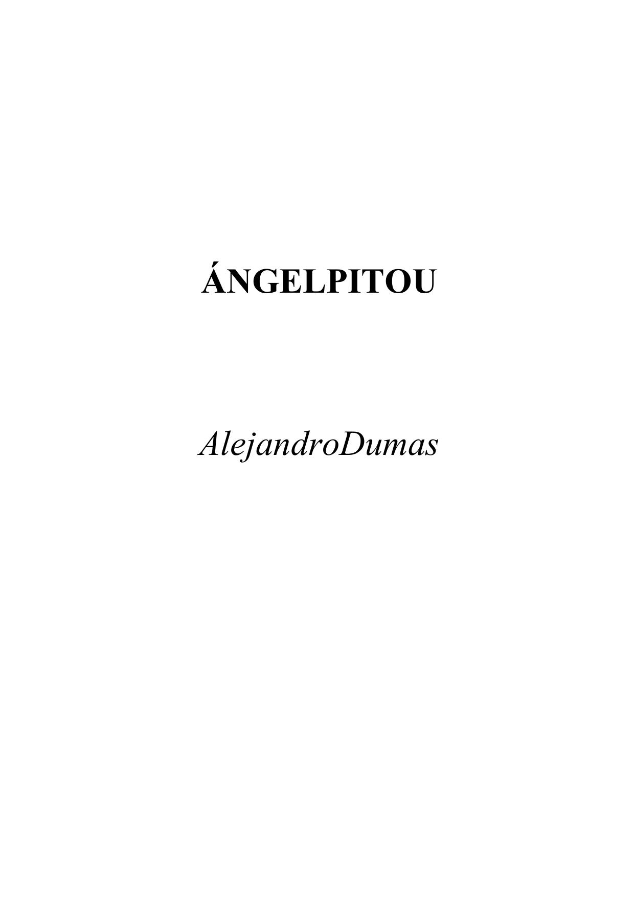 Microsoft Word - Dumas Alejandro - Angel Pitou.DOC