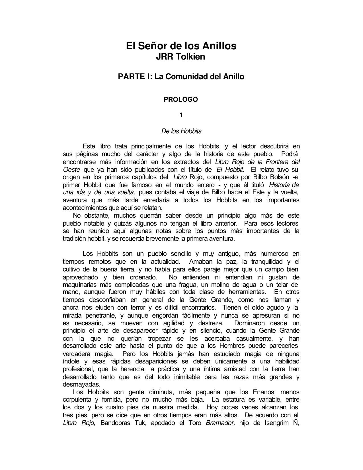 El Señor de los Anillos