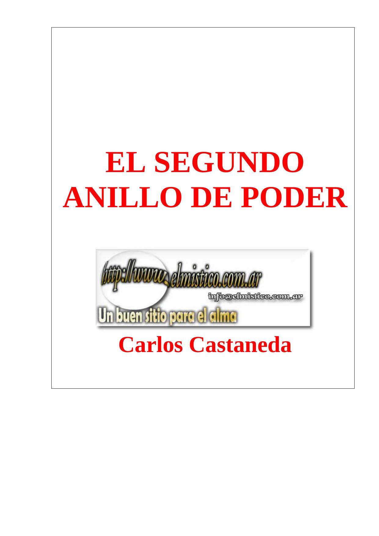 El Segundo Anillo de Poder