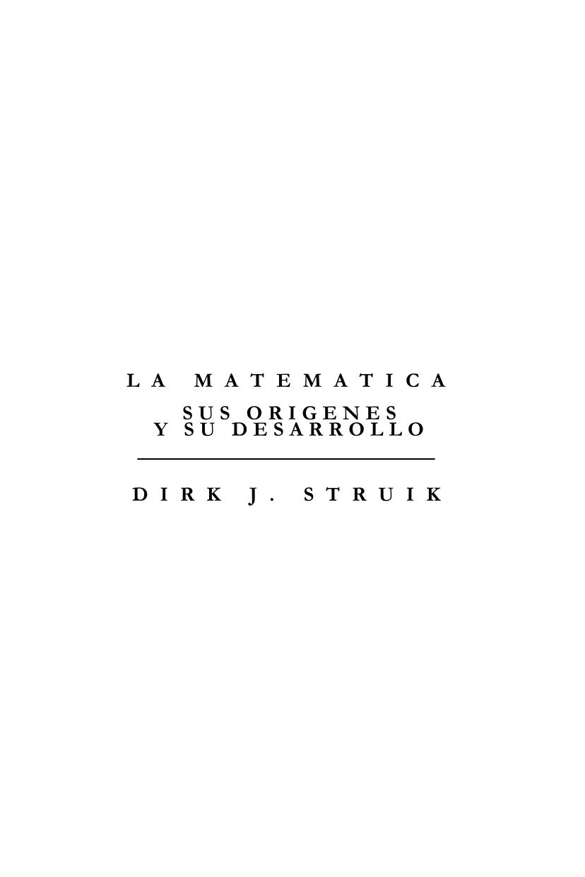 La Matemática, sus orígenes y su desarrollo