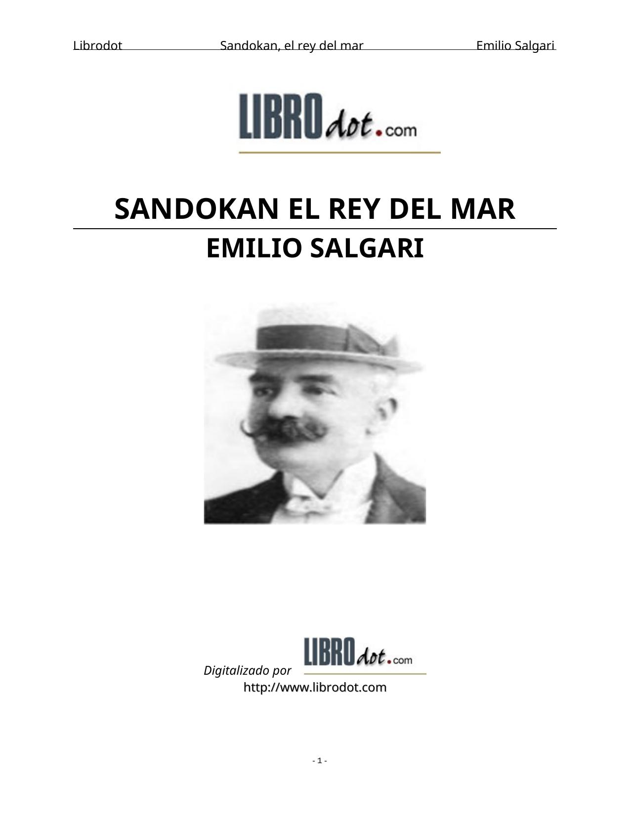 SANDOKAN - EL REY DEL MAR