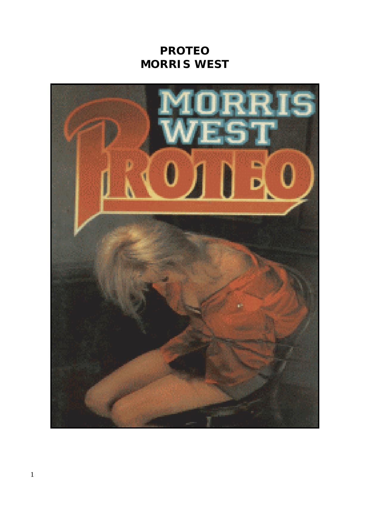 Microsoft Word - MORRIS WEST - PROTEO.doc