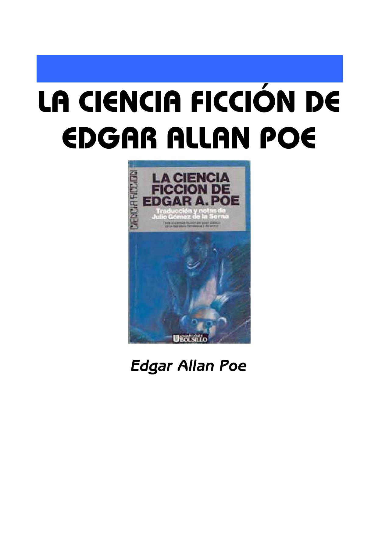 Microsoft Word - La ciencia ficcion de Edgar Allan Poe.doc