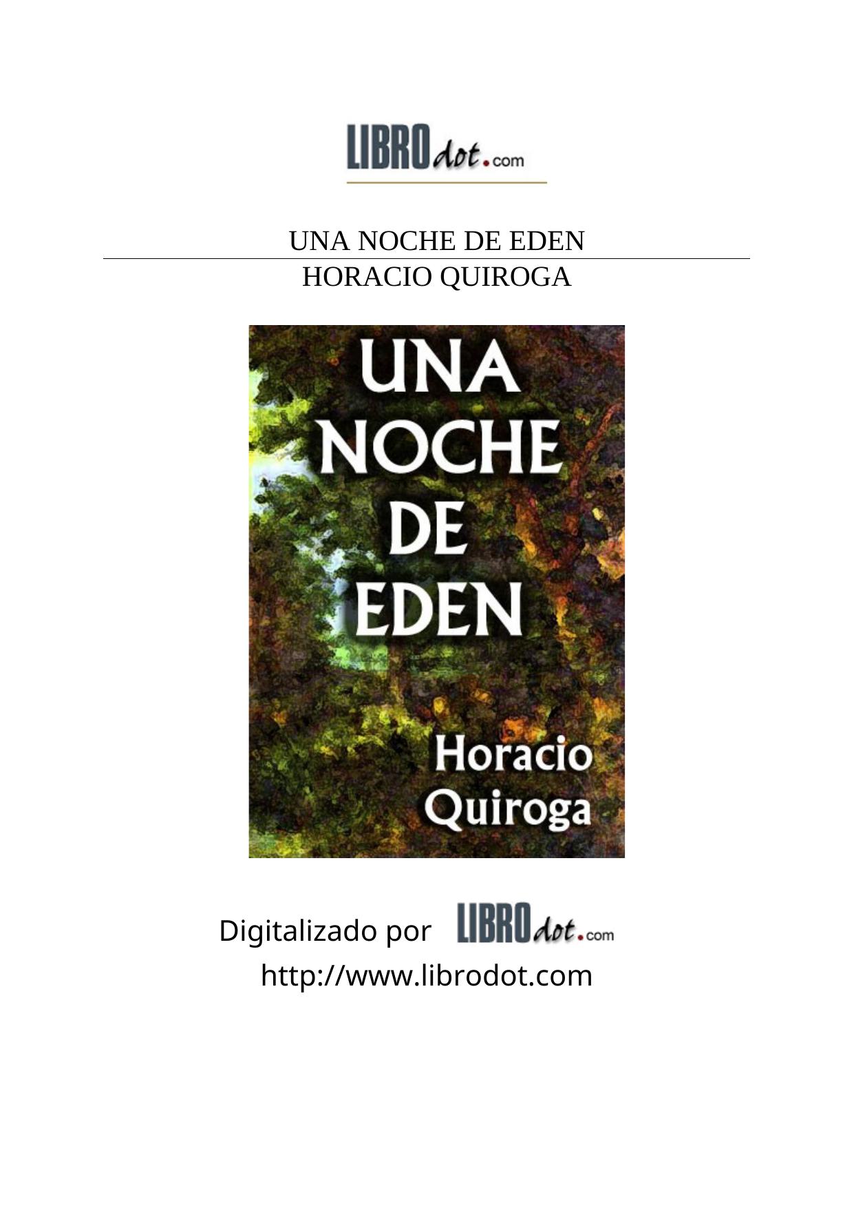 una noche de eden