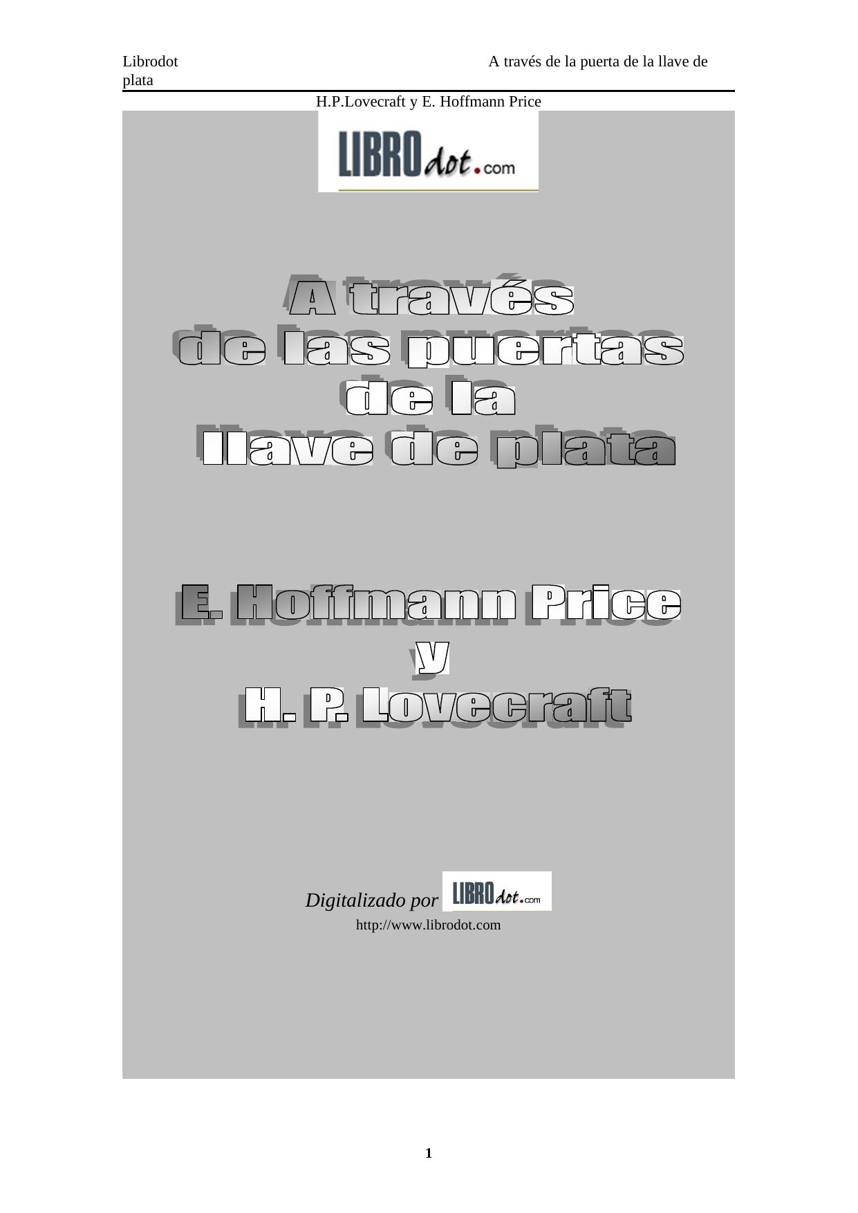 A través de las puertas de la llave de plata