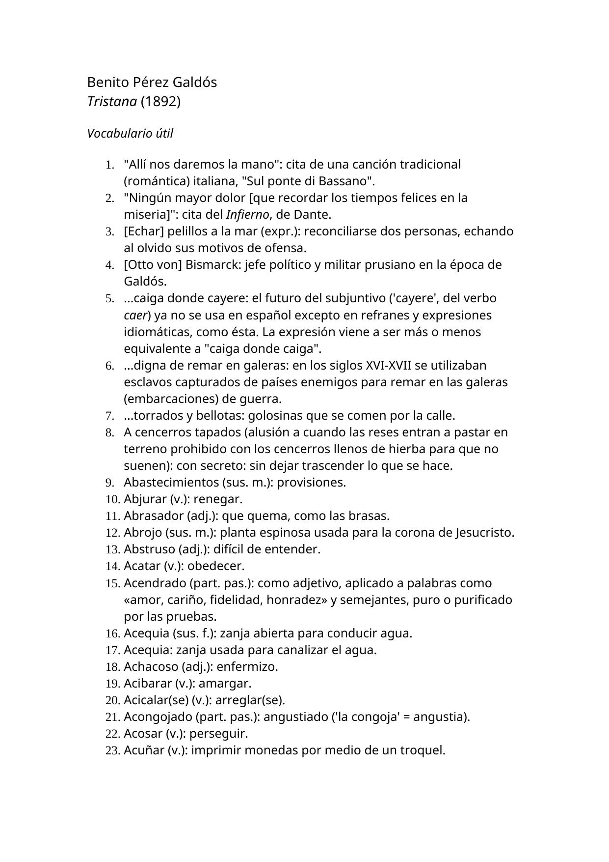 Benito Pérez Galdós