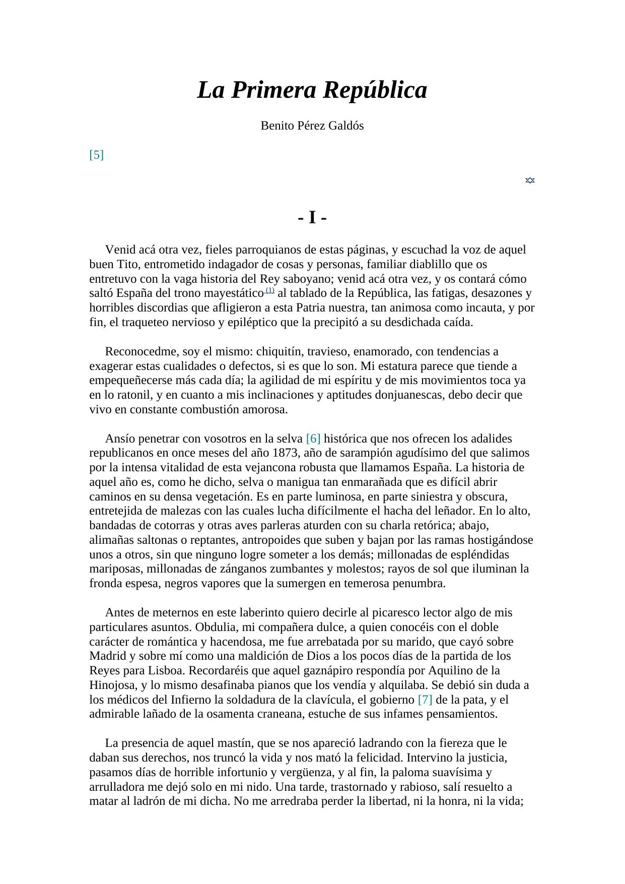 La Primera República