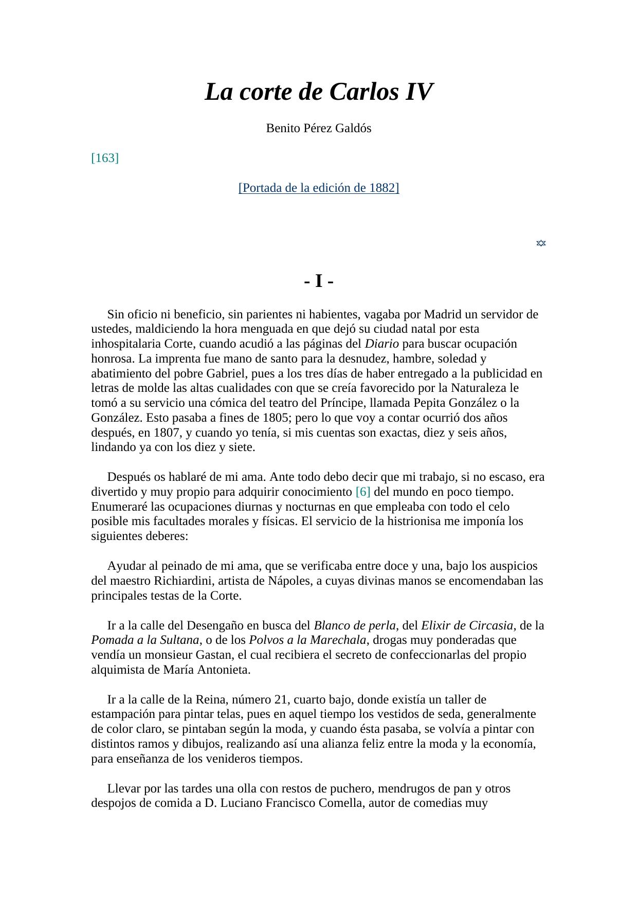 La corte de Carlos IV