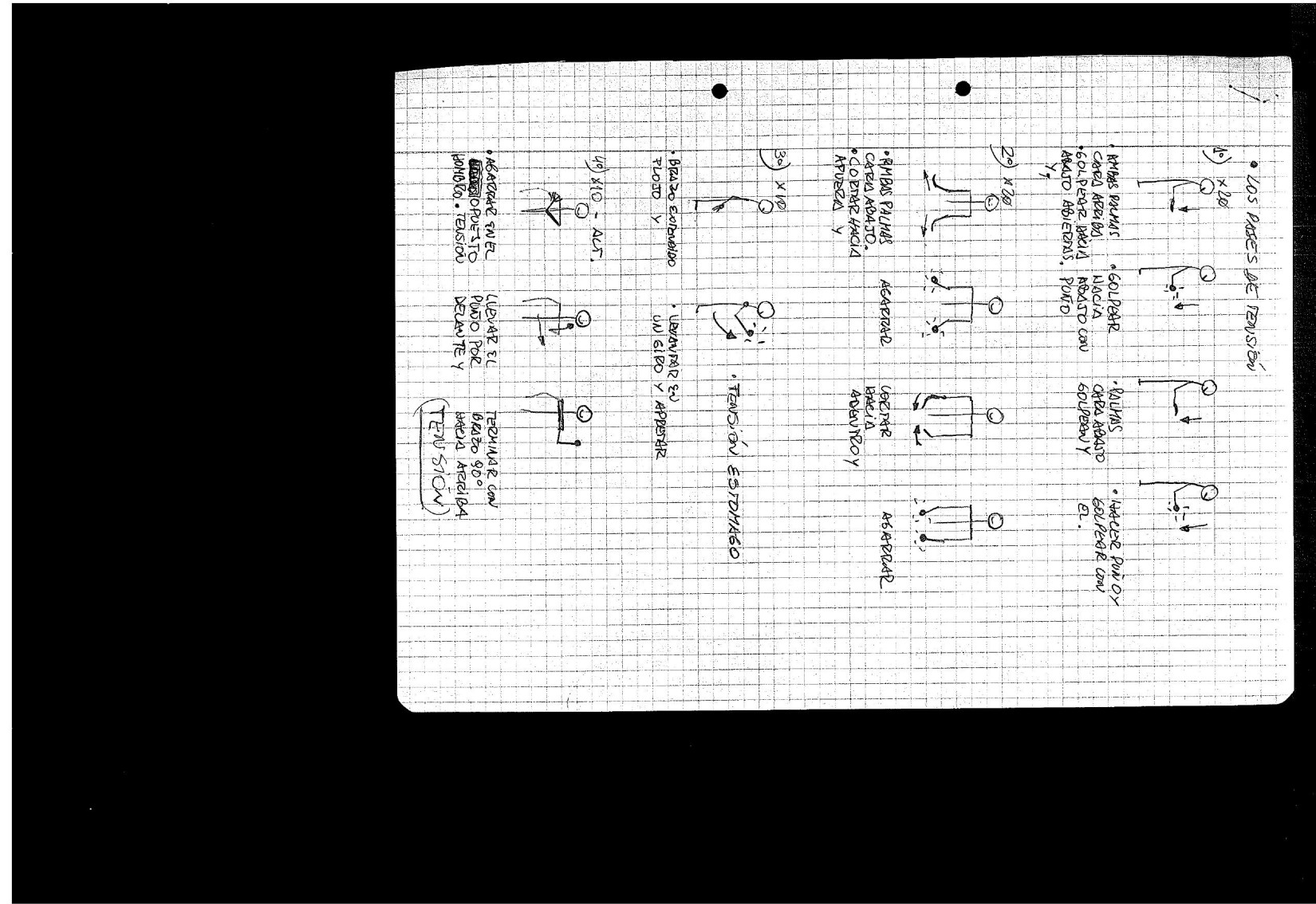 Pases de puntos de presion
