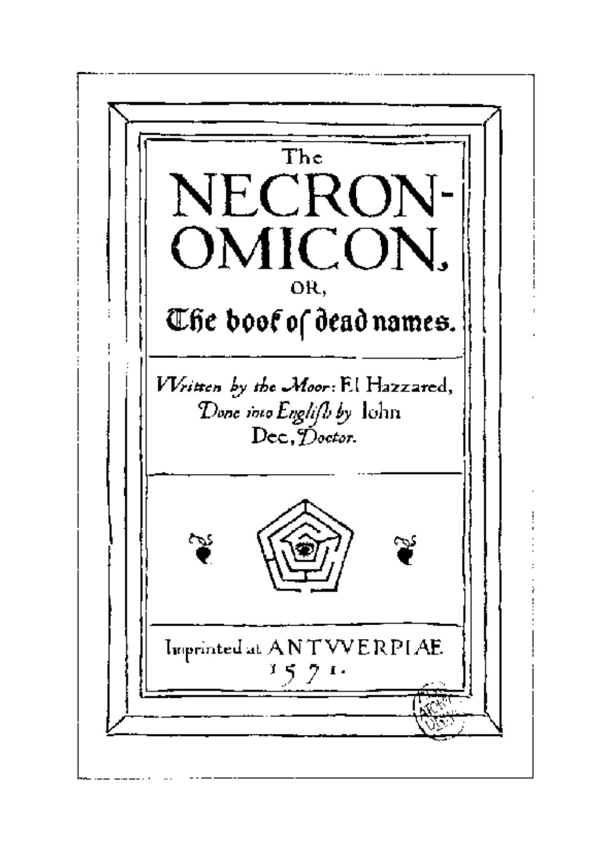 Mundo Desconocido: El Necronomicon