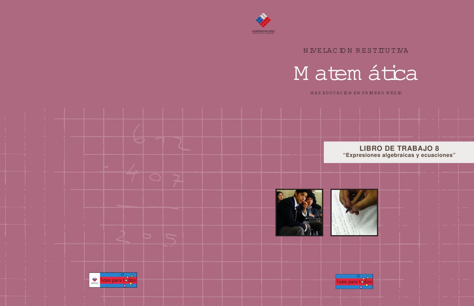 MATEMÁTICAS 8. Expresiones algebraicas y ecuaciones