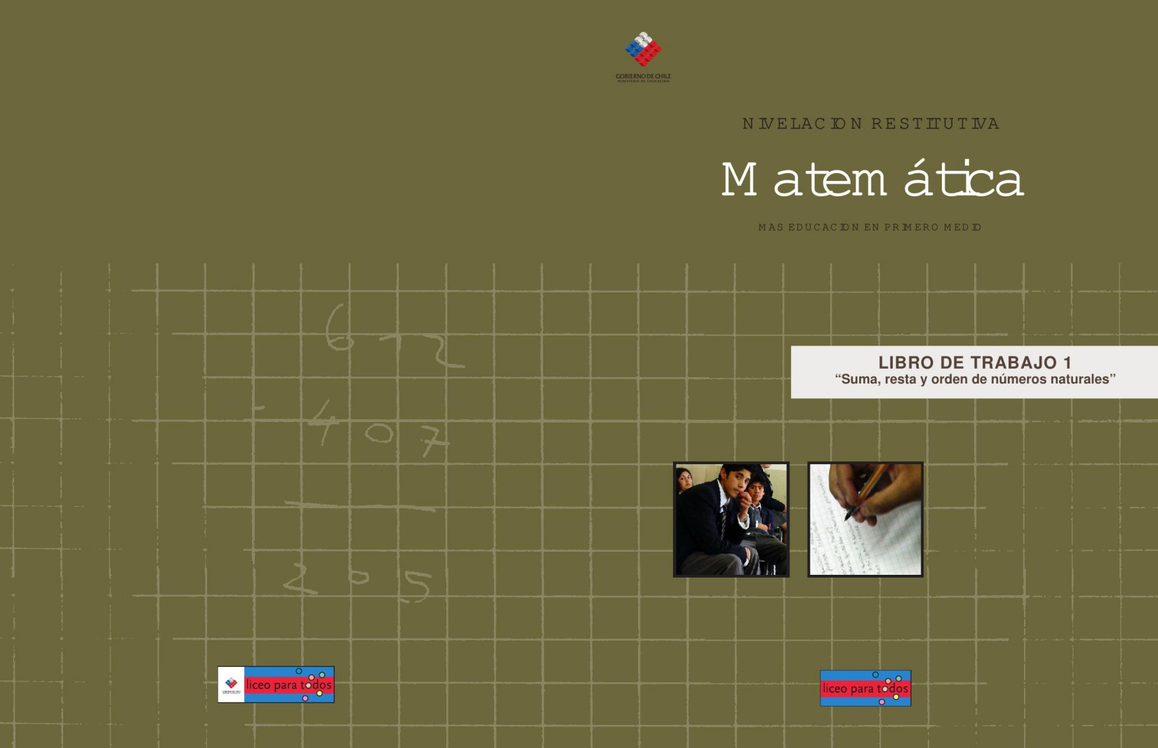 MATEMÁTICAS 1. Suma, resta y orden de números naturales