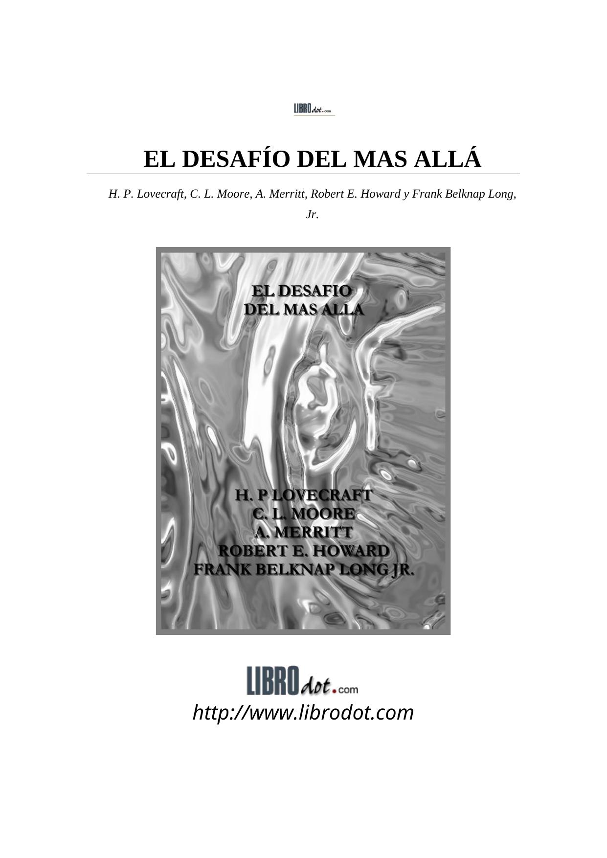 EL DESAFÍO DEL MAS ALLÁ