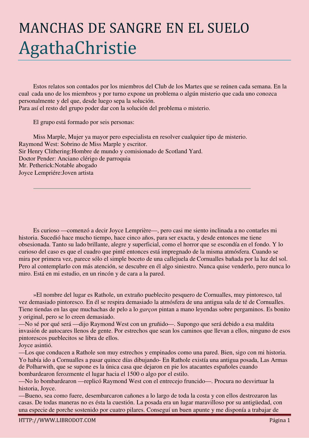 Microsoft Word - Machas de sangre en el suelo.doc